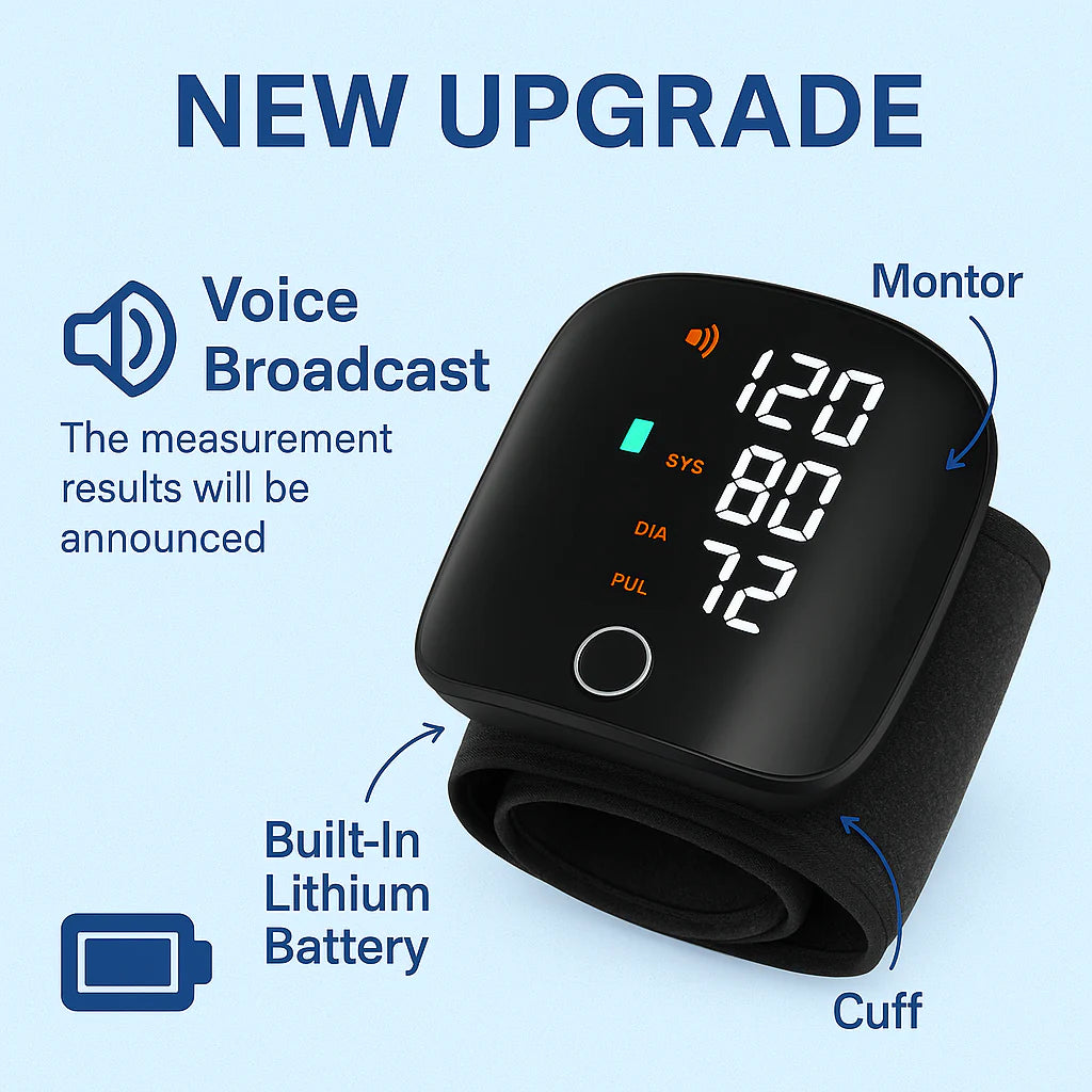 Wrist Blood Pressure Monitor Clinical Grade