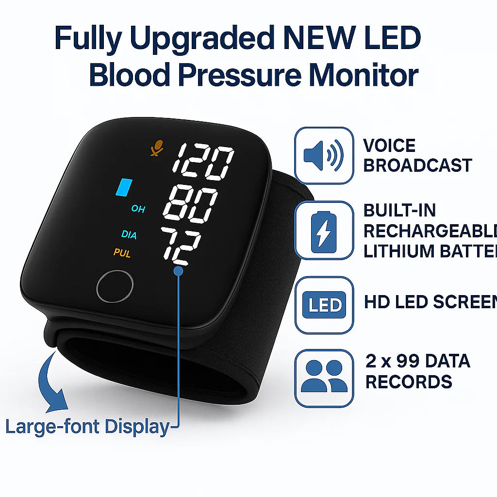 Wrist Blood Pressure Monitor Clinical Grade